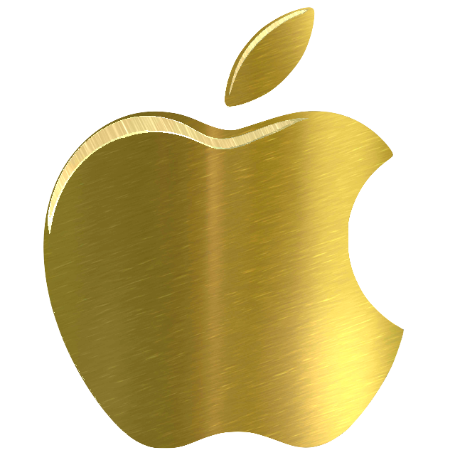 Download PNG image - Glossy Apple Logo PNG Transparent Image 
