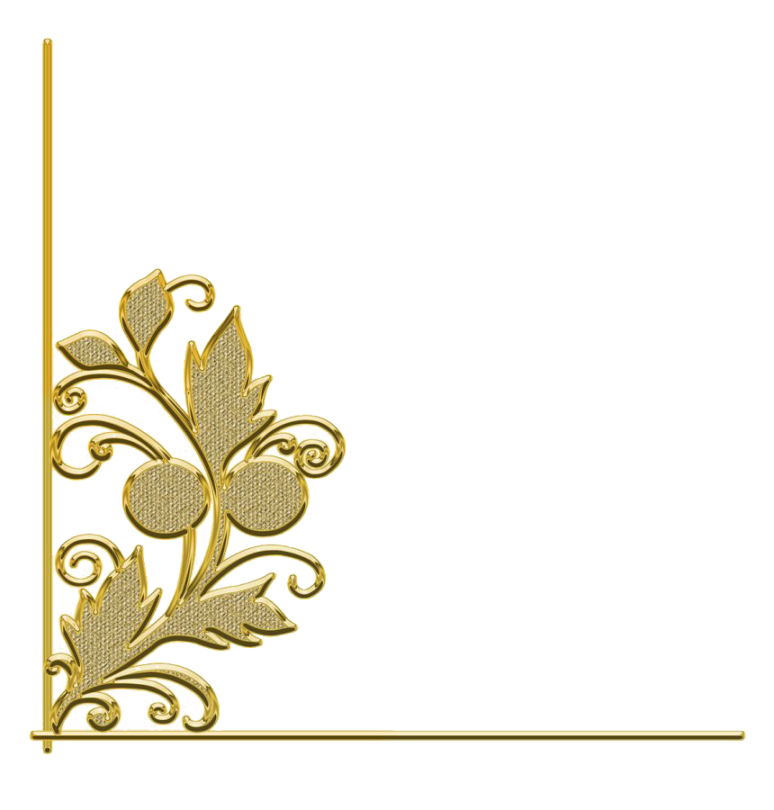 Download PNG image - Gold Retro Decorative Frame PNG Pic 