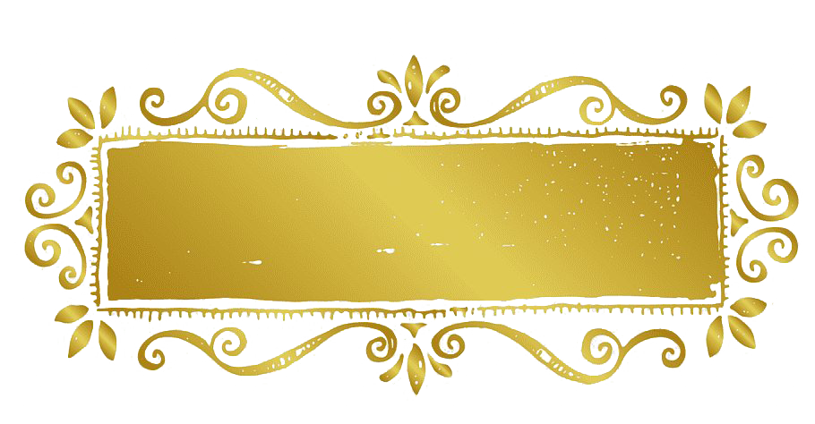 Download PNG image - Gold Retro Decorative Frame PNG Transparent Picture 