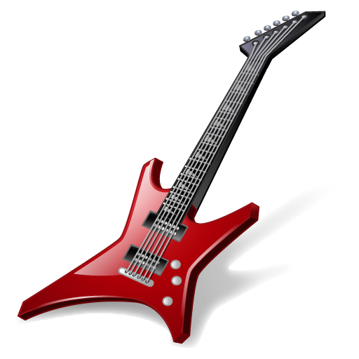Download PNG image - Guitar Rock Music Icon PNG 