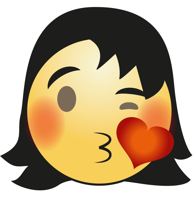 Download PNG image - Hair Girl Emoji PNG Picture 