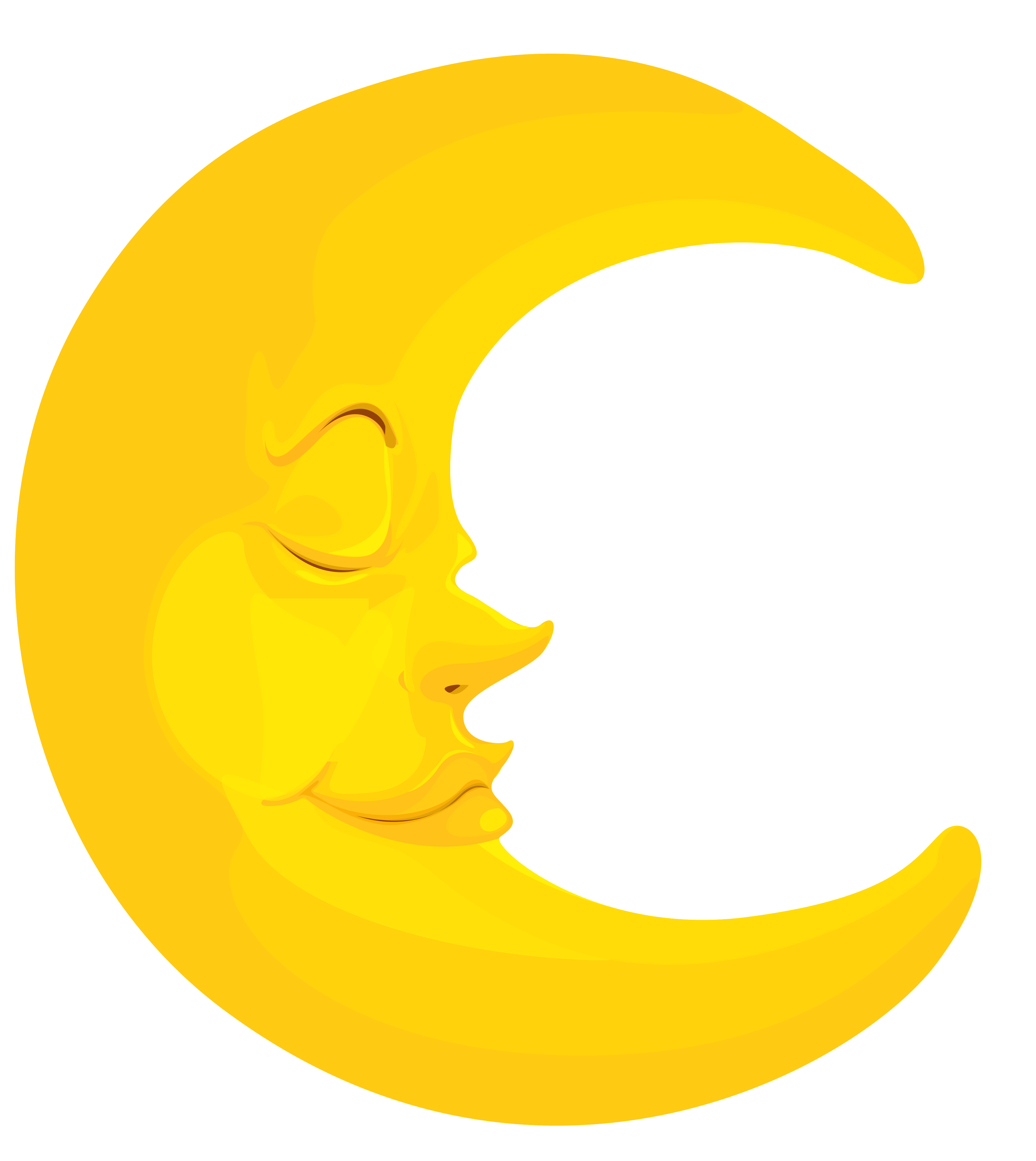 Download PNG image - Half Moon PNG Clipart 
