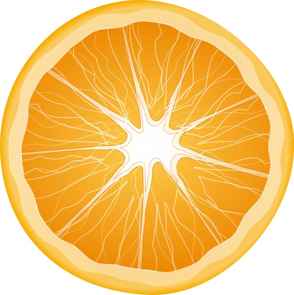Download PNG image - Half Orange Transparent Background 