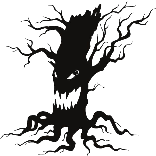 Download PNG image - Halloween Tree PNG File 