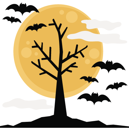 Download PNG image - Halloween Tree Transparent Background 