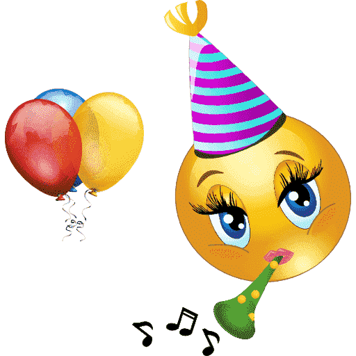 Download PNG image - Happy Birthday Emoji PNG File 