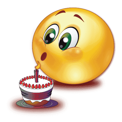 Download PNG image - Happy Birthday Emoji PNG Transparent Image 