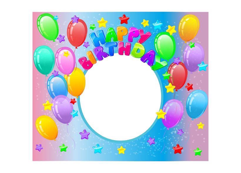 Download PNG image - Happy Birthday Frame PNG Transparent Image 