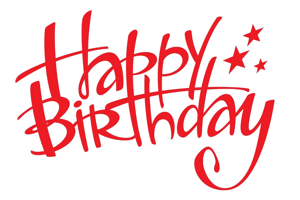 Download PNG image - Happy Birthday Text PNG Transparent 