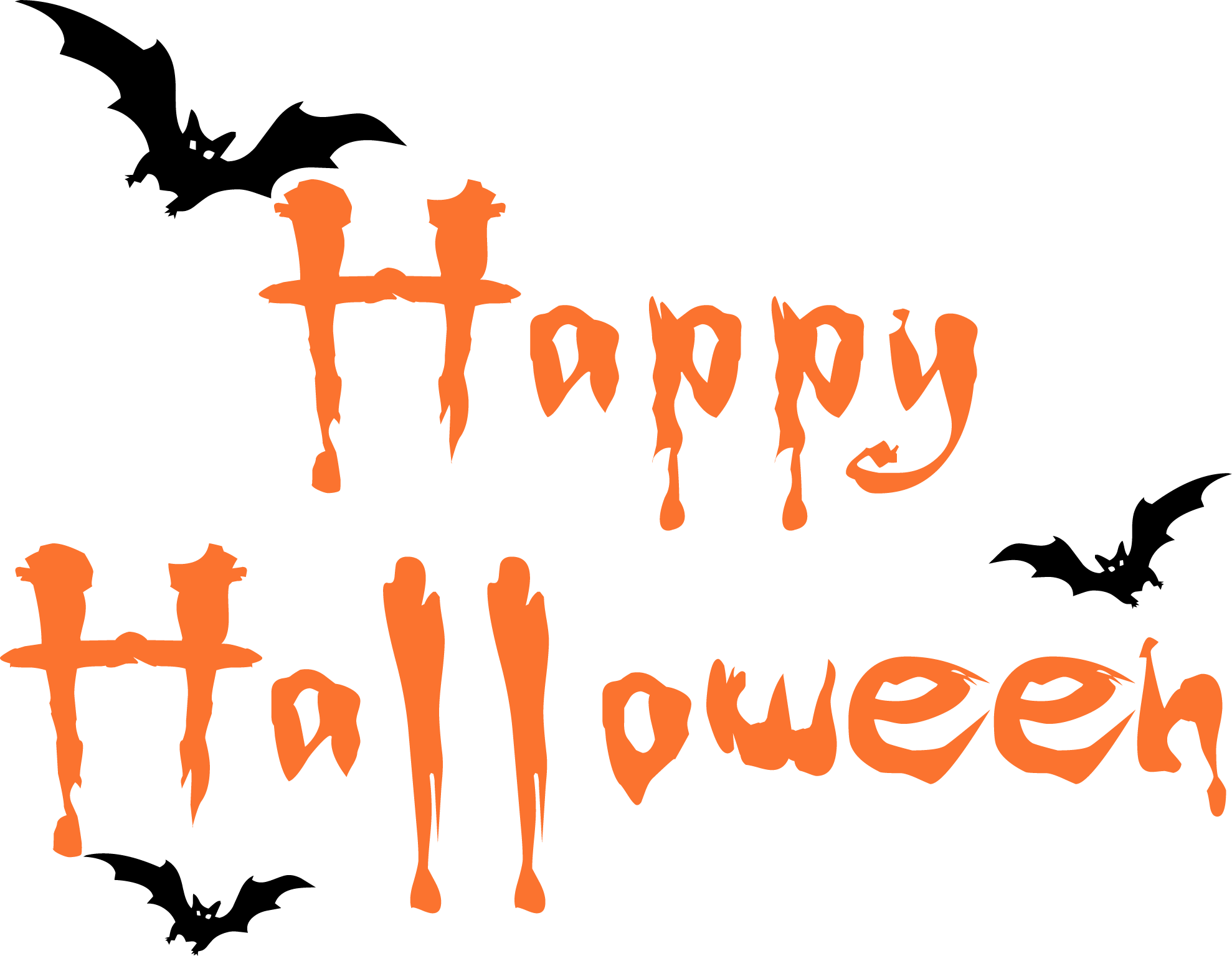 Download PNG image - Happy Halloween Text PNG Image 
