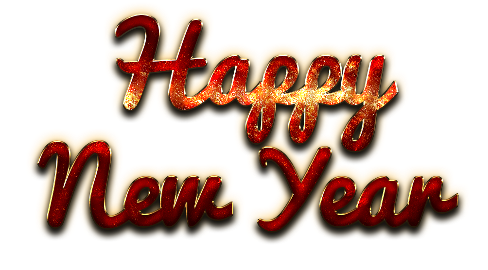 Download PNG image - Happy New Year Letter PNG Clipart 
