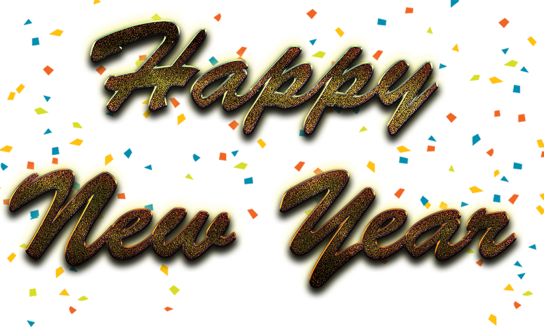 Download PNG image - Happy New Year Letter PNG Photos 