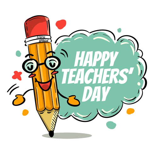 Download PNG image - Happy Teachers Day PNG Clipart 