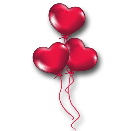 Download PNG image - Heart Balloon PNG Pic 