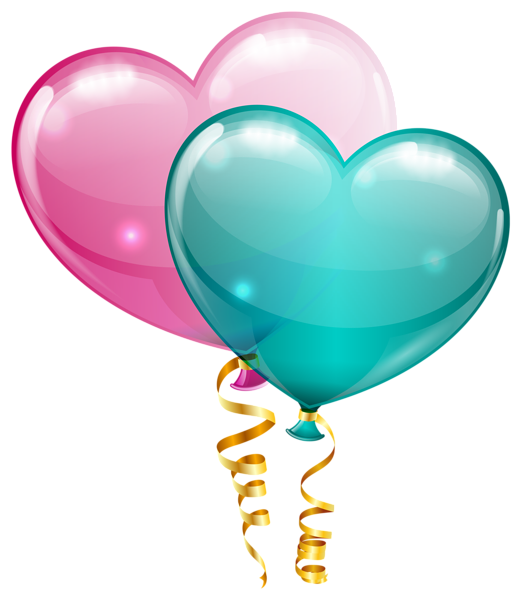 Download PNG image - Heart Balloon PNG Transparent Image 