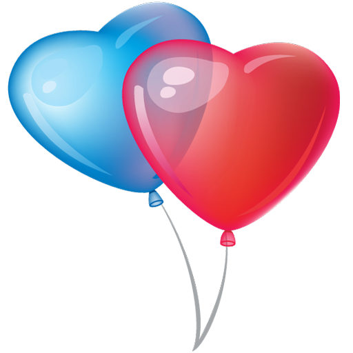 Download PNG image - Heart Balloon PNG Transparent 