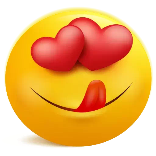 Download PNG image - Heart Eyes Emoji PNG HD 