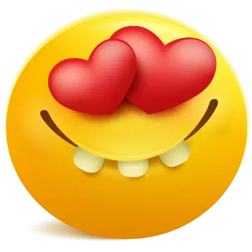 Download PNG image - Heart Eyes Emoji PNG Picture 