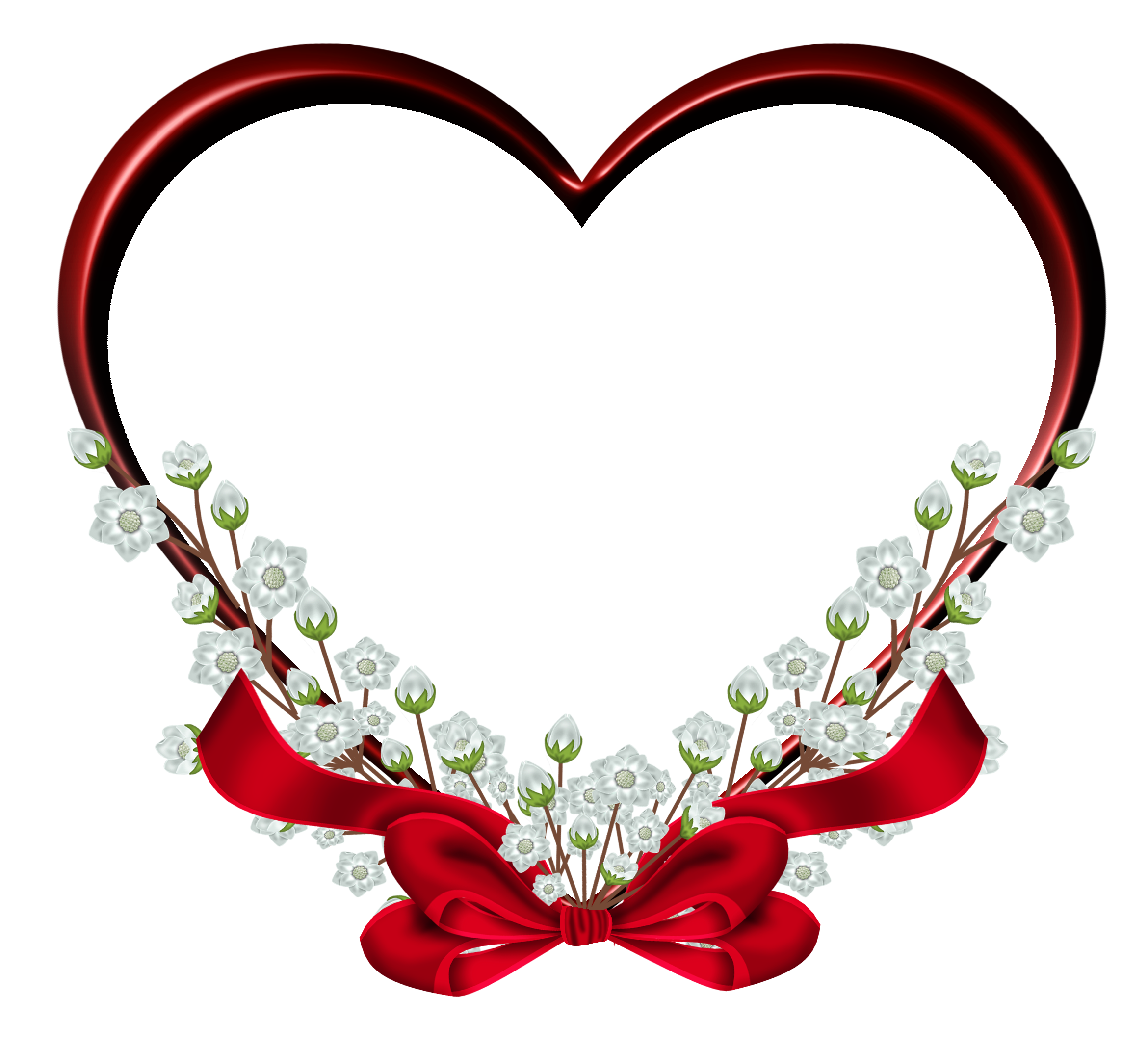 Download PNG image - Heart Love Frame PNG Photos 