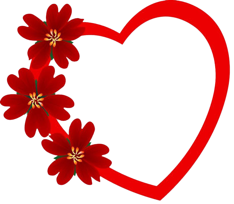 Download PNG image - Heart Romantic Frame PNG Image 