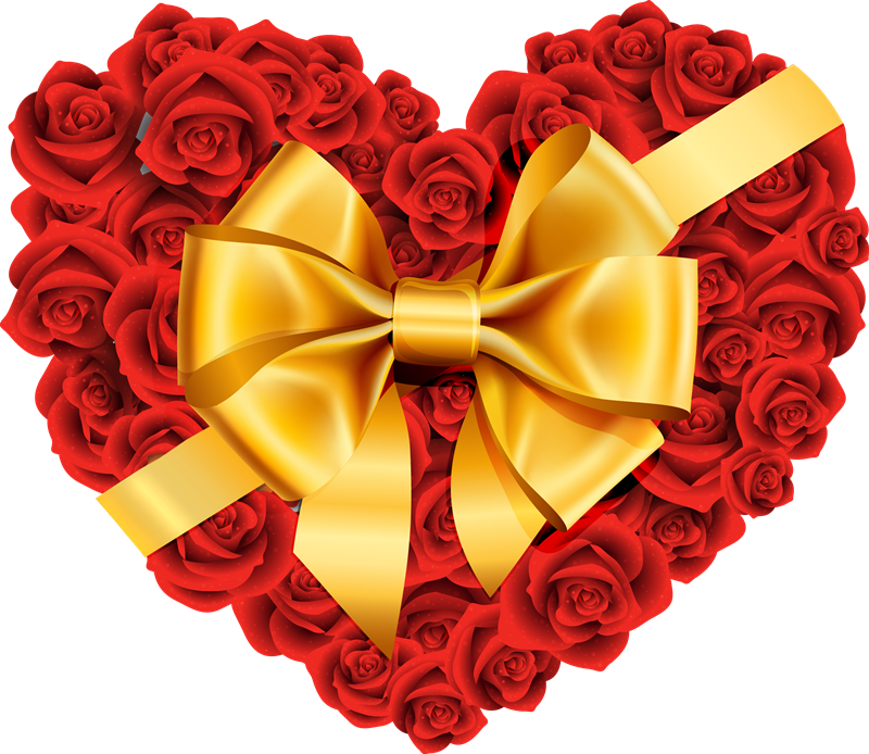Download PNG image - Heart Rose PNG Image 