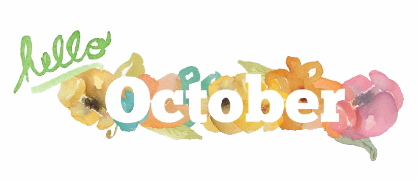 Download PNG image - Hello October PNG File 