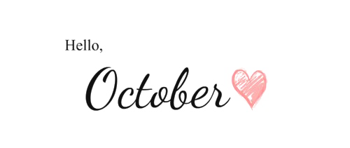 Download PNG image - Hello October PNG HD 