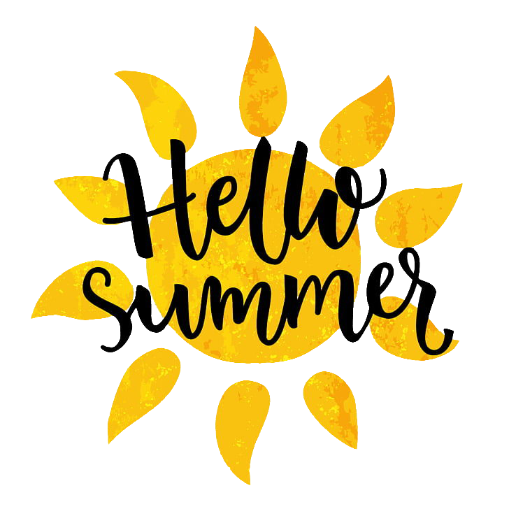 Download PNG image - Hello Summer Word PNG Image 