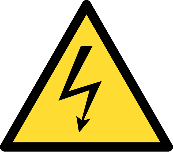 Download PNG image - High Voltage Sign PNG Clipart 