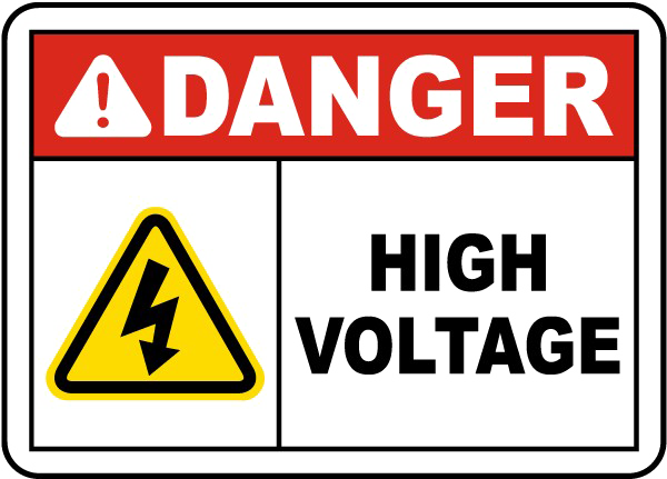 Download PNG image - High Voltage Sign PNG HD 