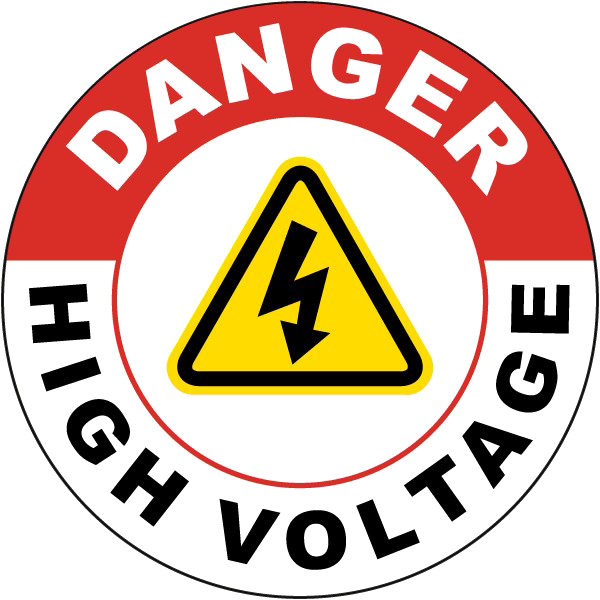 Download PNG image - High Voltage Sign PNG Photo 