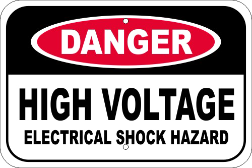 Download PNG image - High Voltage Sign Transparent Background 