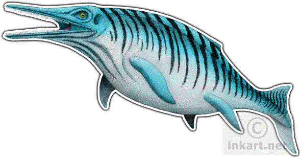 Download PNG image - Ichthyosaur Transparent Background 
