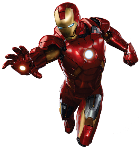 Download PNG image - Iron Man Flying Transparent Background 