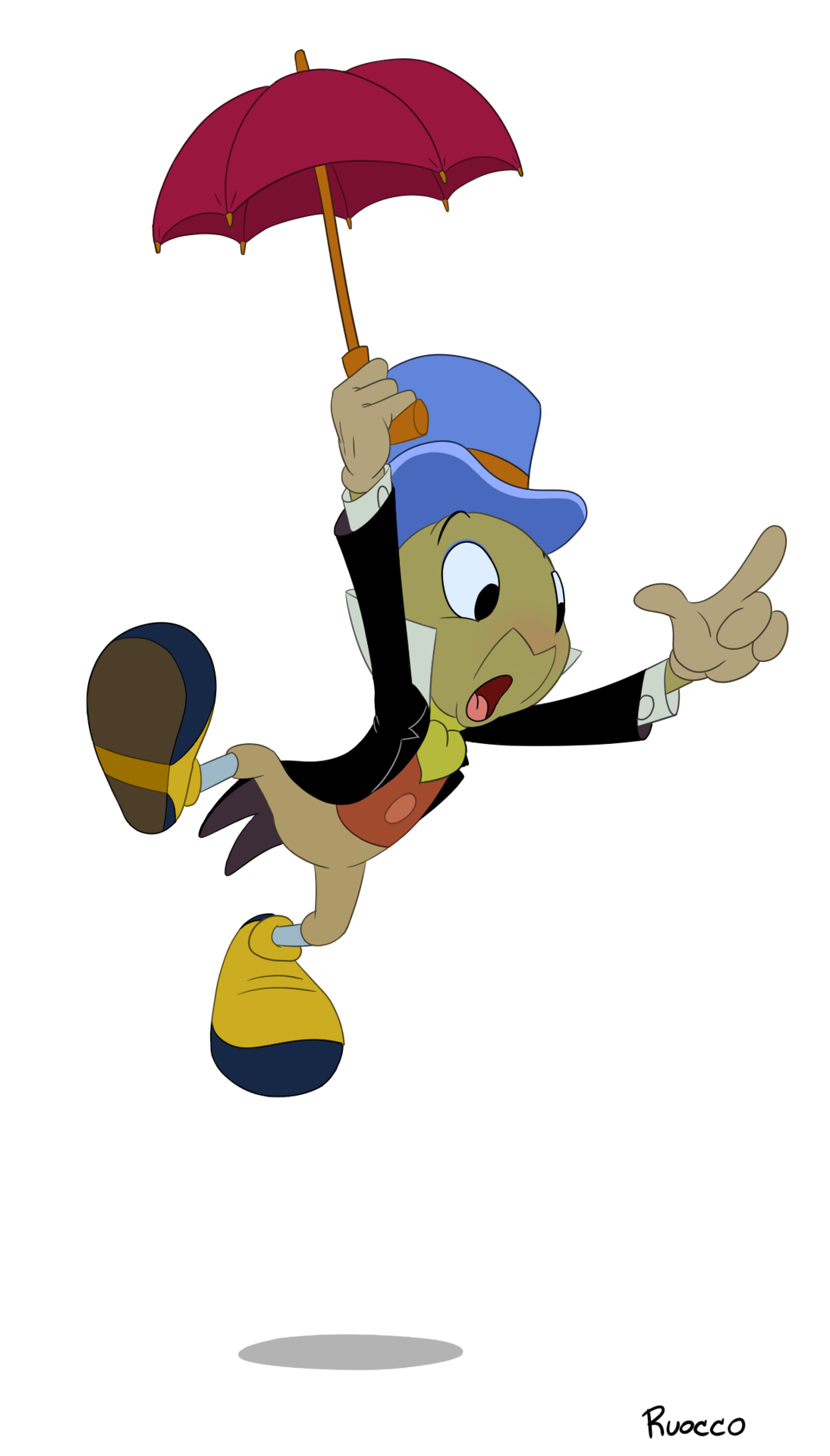 Download PNG image - Jiminy Cricket PNG Clipart 