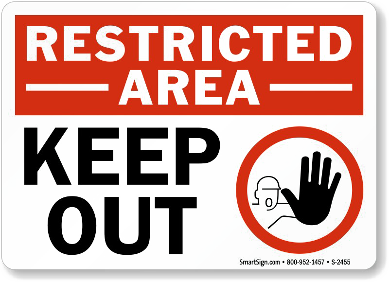 Download PNG image - Keep Out PNG Free Download 