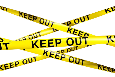 Download PNG image - Keep Out PNG Pic 