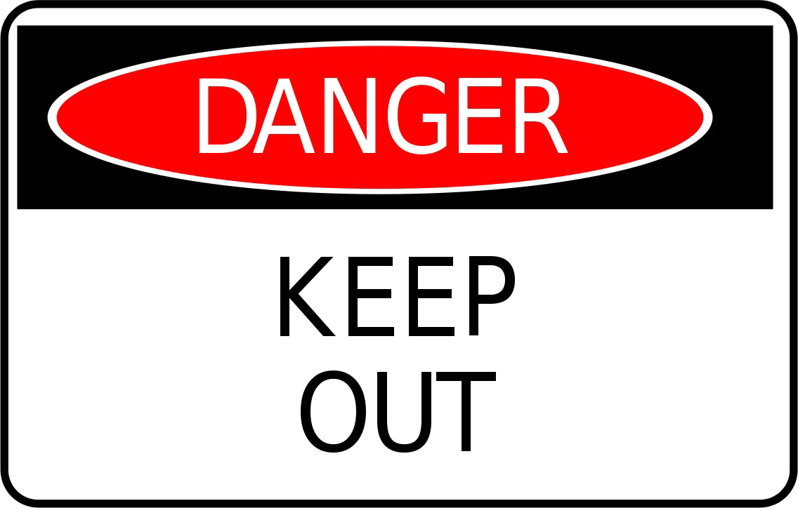 Download PNG image - Keep Out PNG Transparent Image 