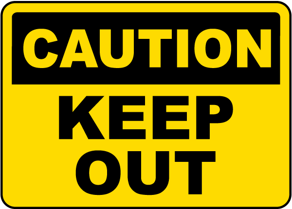 Download PNG image - Keep Out Transparent Background 