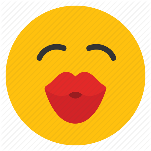 Download PNG image - Kiss Smiley PNG Transparent Image 