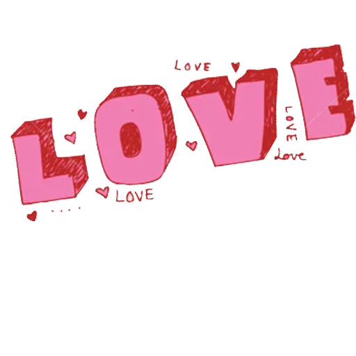 Download PNG image - Love Word Text Transparent Background 