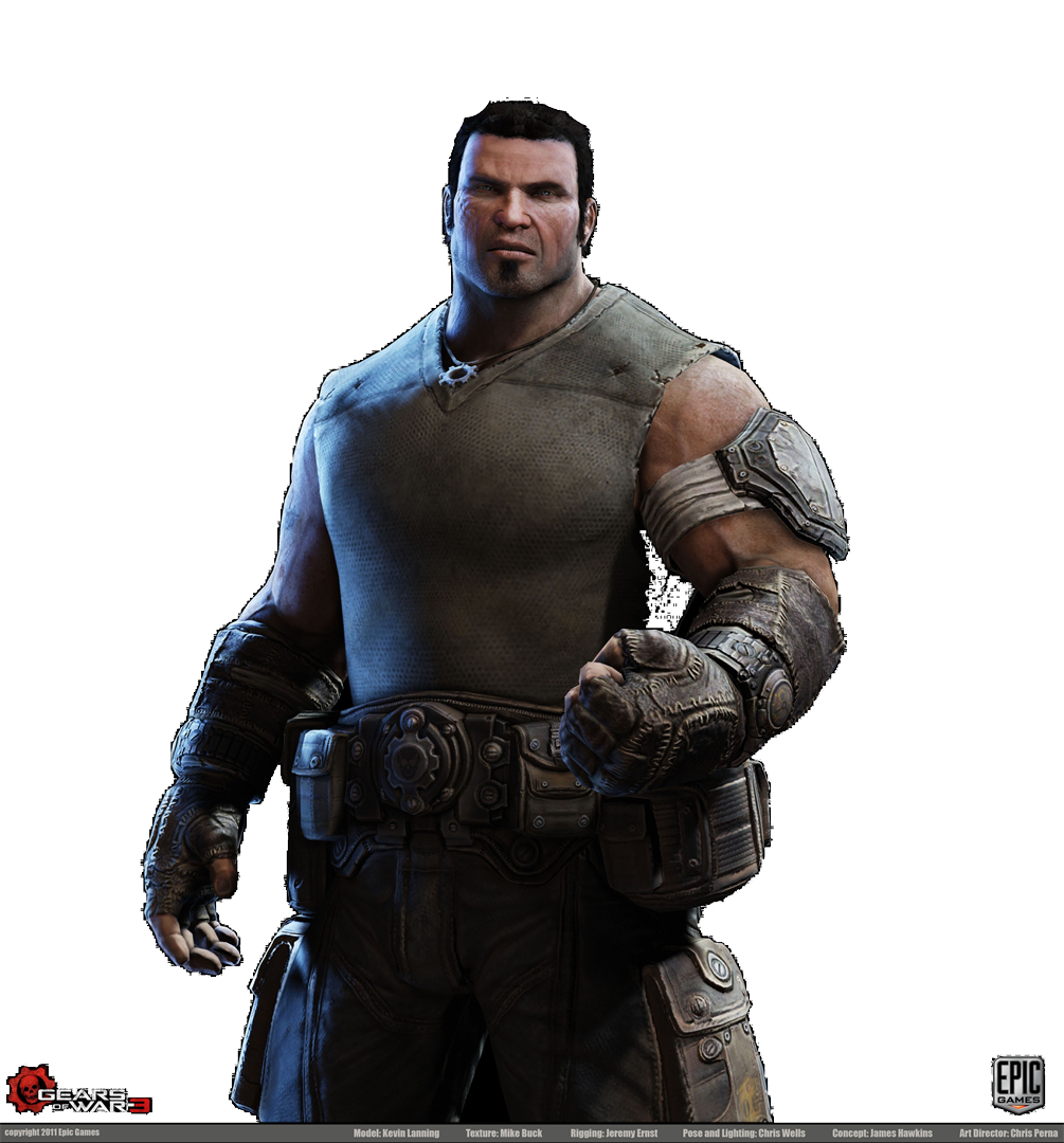 Download PNG image - Marcus Fenix PNG File 