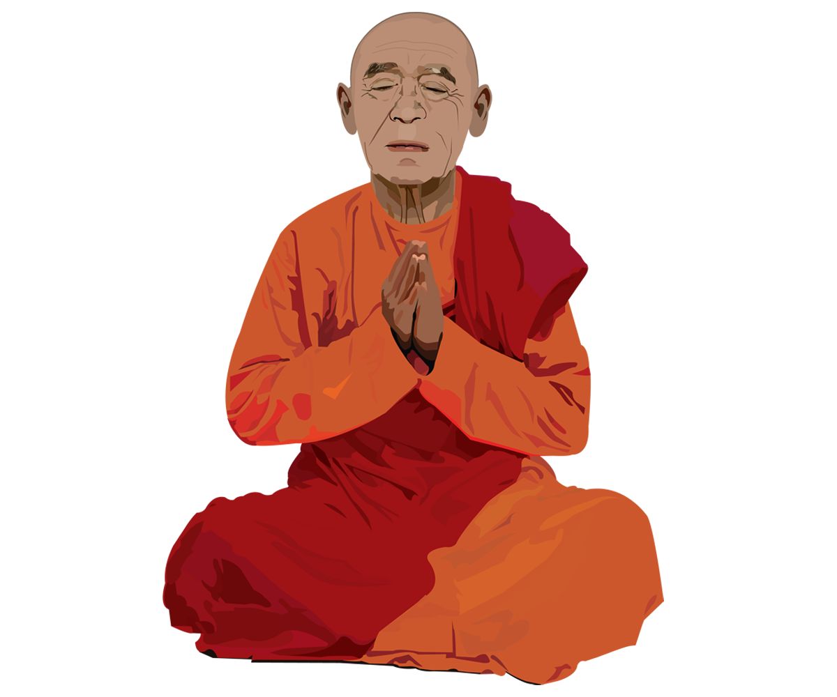 Download PNG image - Meditating PNG Transparent 