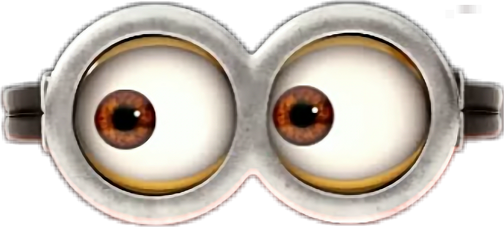Download PNG image - Minion Eyes Background PNG 