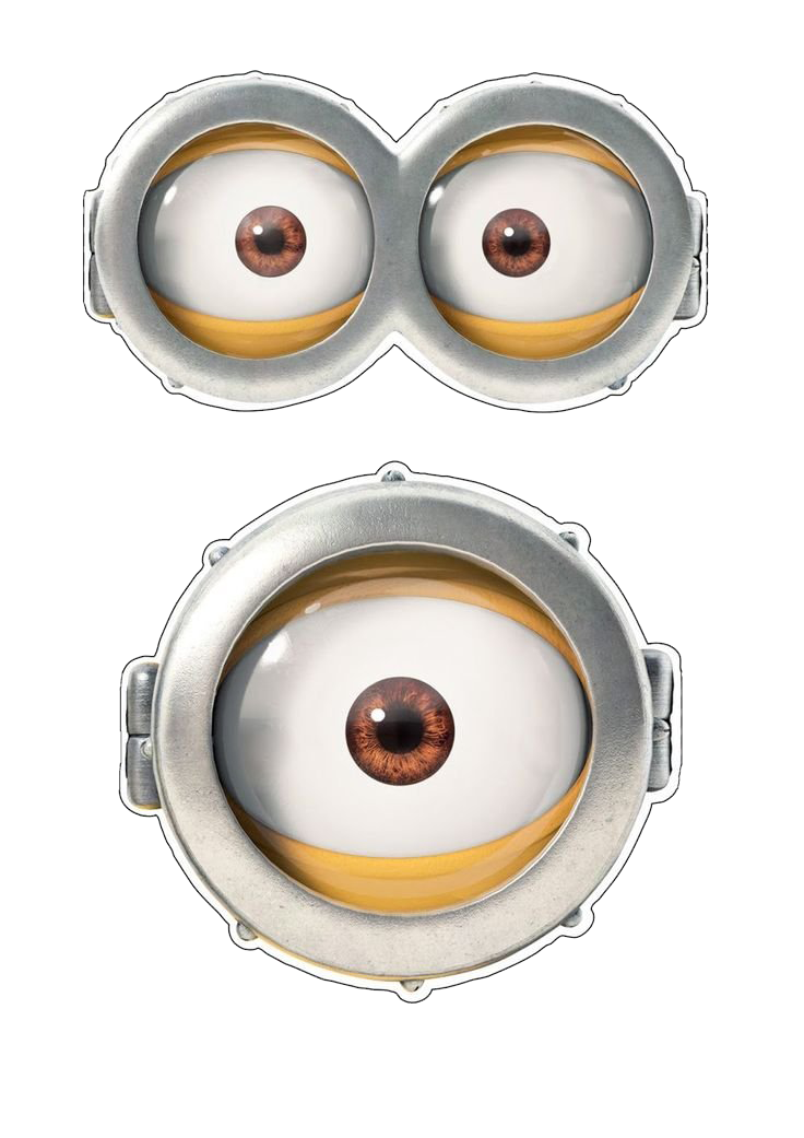 Download PNG image - Minion Eyes PNG Clipart 