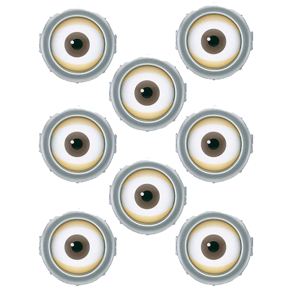 Download PNG image - Minion Eyes PNG Picture 