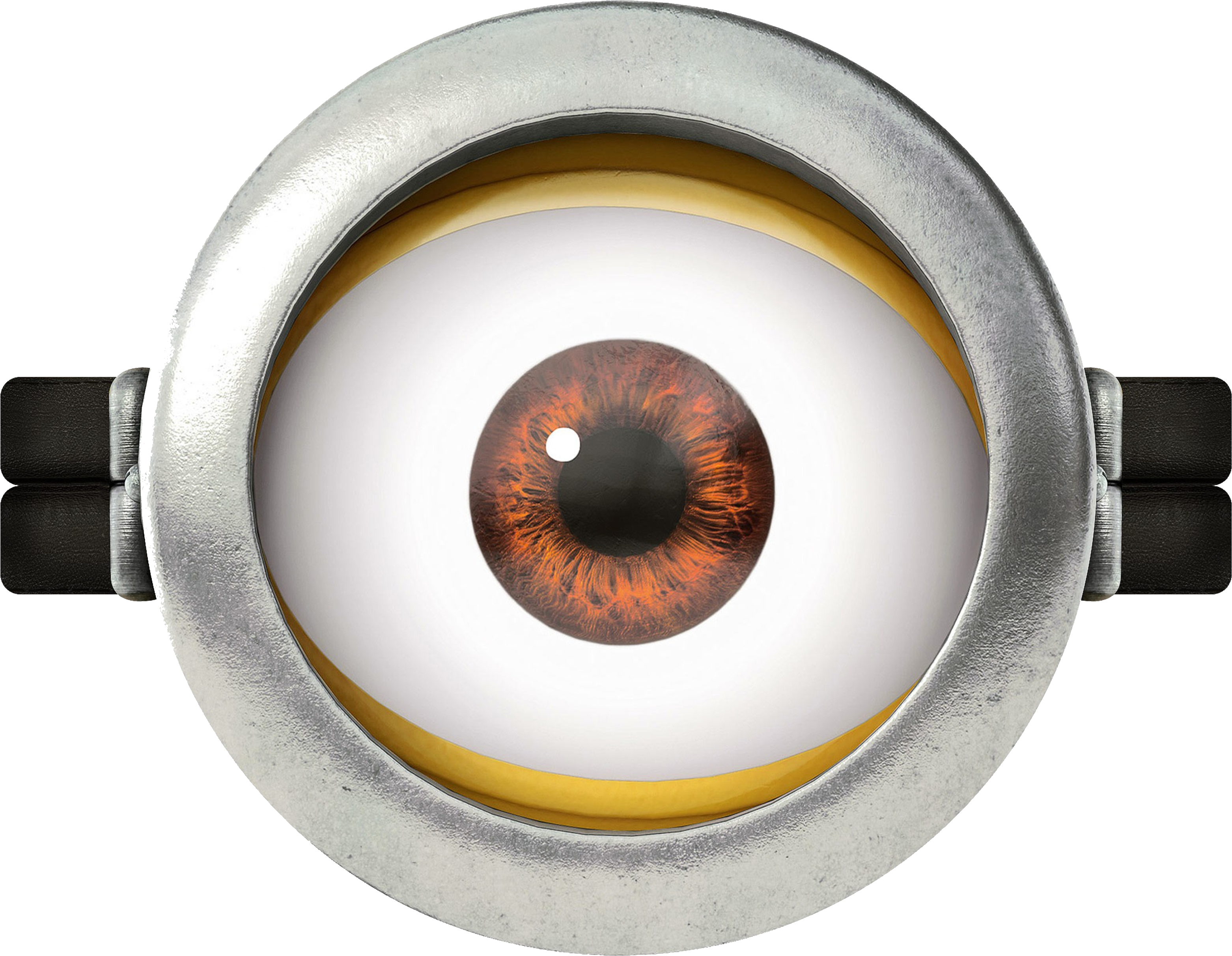 Download PNG image - Minion Eyes Transparent PNG 