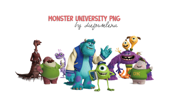 Download PNG image - Monsters University Transparent Background 