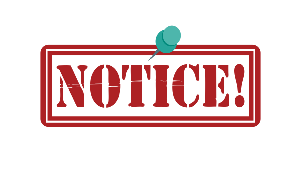 Download PNG image - Notice PNG HD 