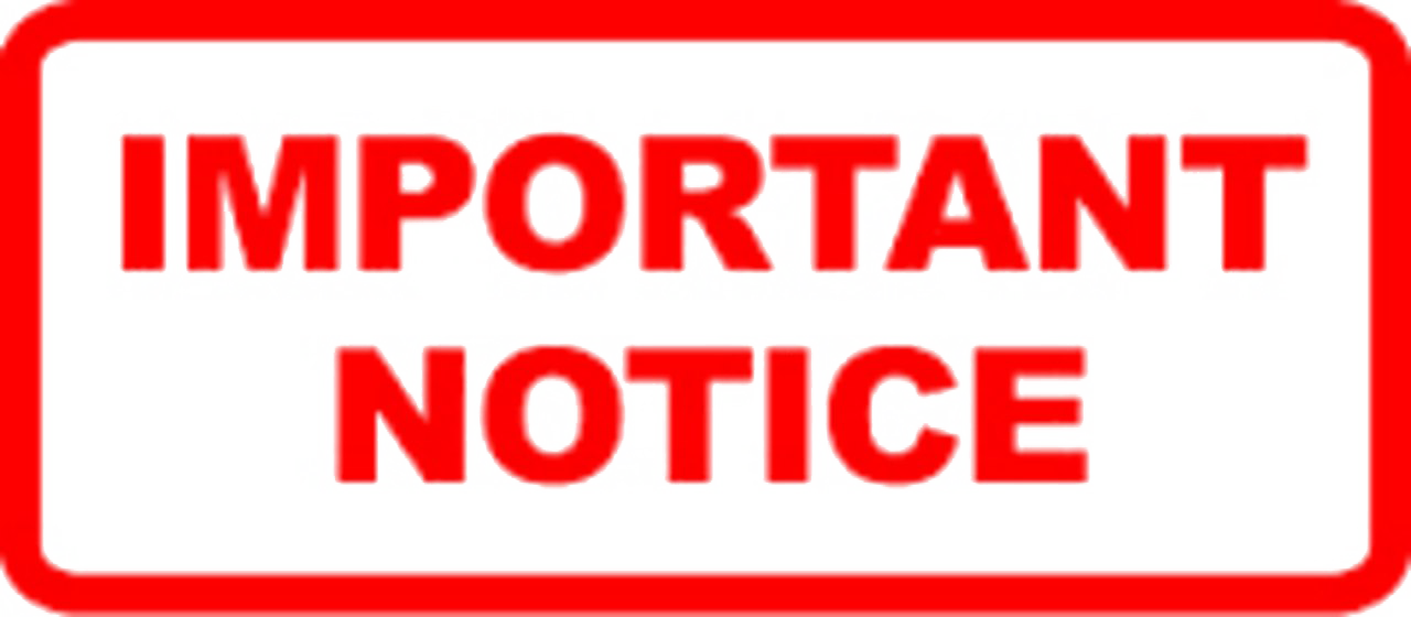 Download PNG image - Notice PNG Pic 
